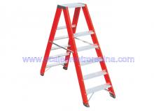 Fiberglass 5 Step Ladders Twin Front 5 ft