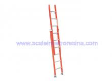 22 ft Fiberglass 2 section Extension Ladders 12 steps